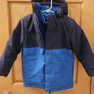 Kids Two-Tone Blue Colorblock / Fleece Jacket